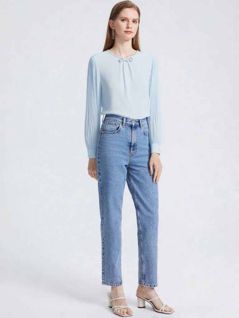 ZJYT Women's Tops Shirts & Blouses Long